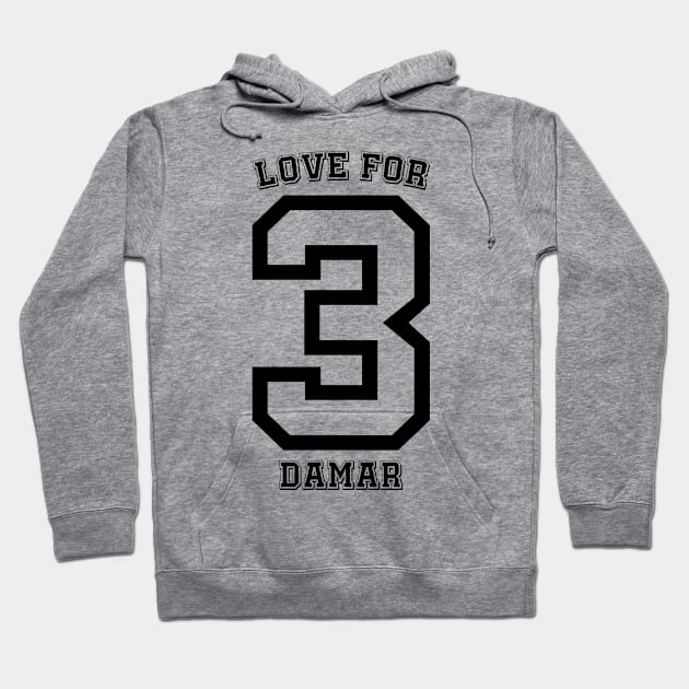 Love For Damar v3 Hoodie by Emma